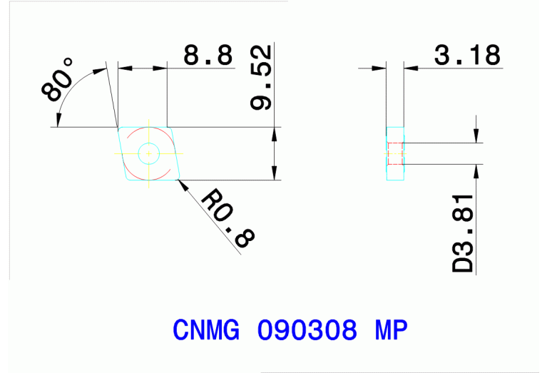 CNMG 090308 MP TT8115