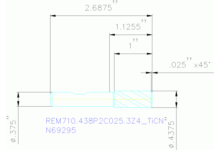 REM710.438P2C025.3Z4 TICN
