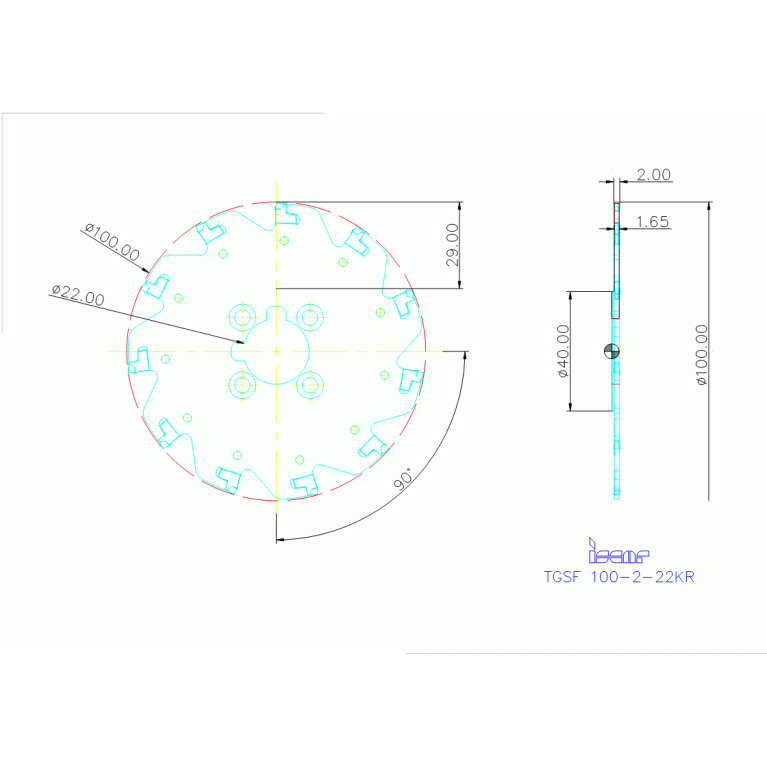 TGSF 100-2-22KR