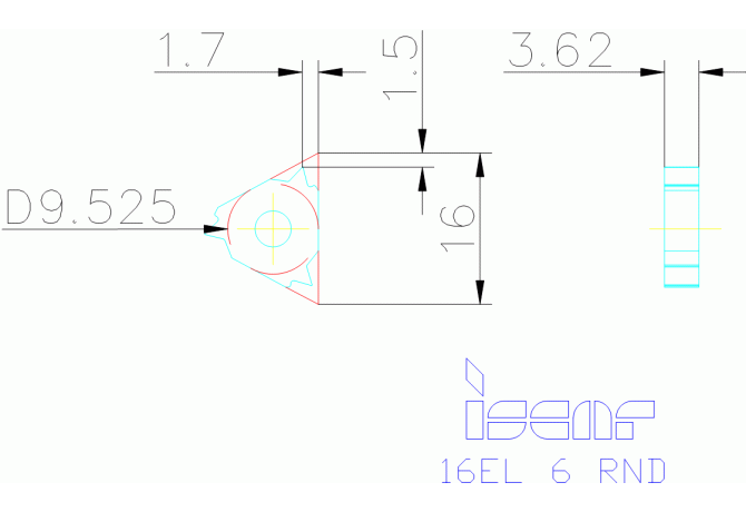 16EL 6 RND IC250