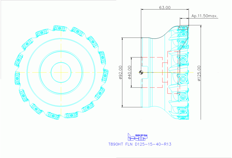 T890HT FLN D125-15-40-R13