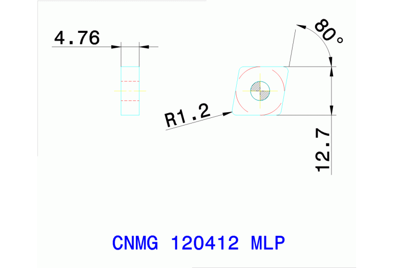 CNMG 120412 MLP TT8115B