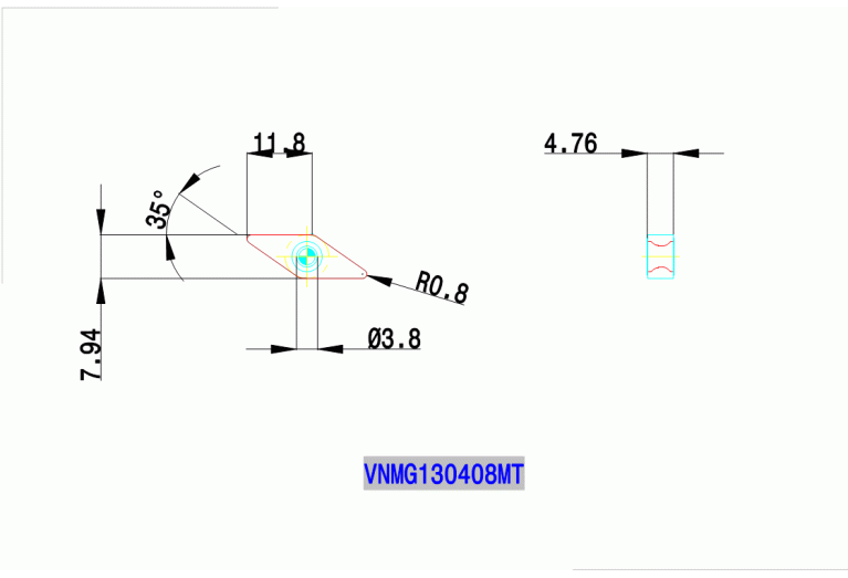 VNMG 130408 MT TT8115