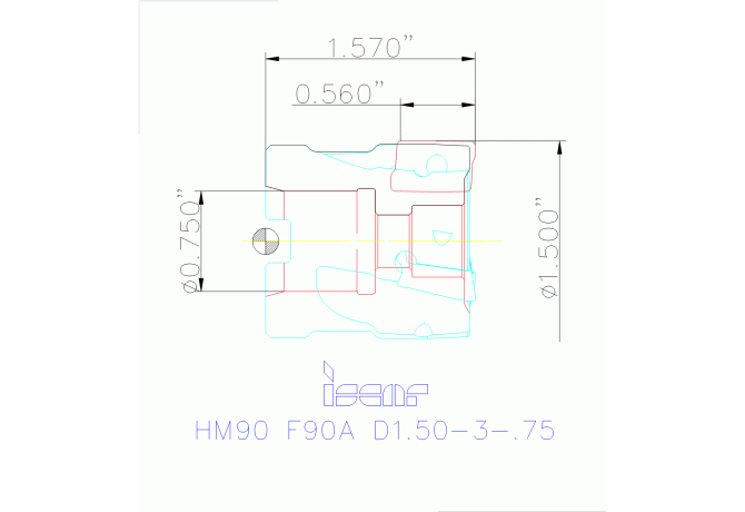 HM90 F90A D1.50-3-.75