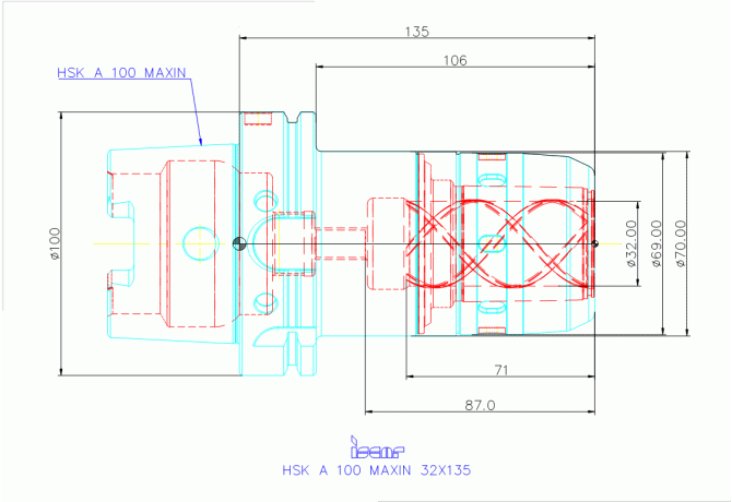 HSK A100 MAXIN32X135