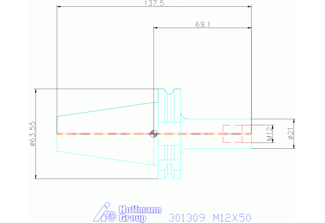 301309 M12X50