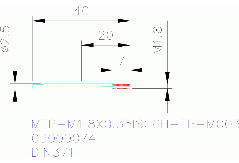 MTP-M1.8X0.35ISO6H-TB-M003