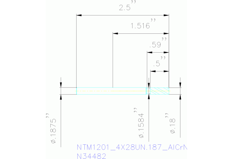 NTM1201/4X28UN.187 ALCRN