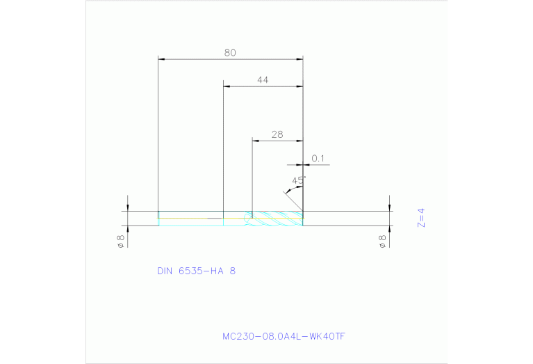MC230-08.0A4L-WK40TF