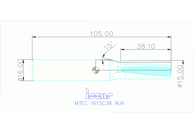 MTEC 1615C38 9UN IC908
