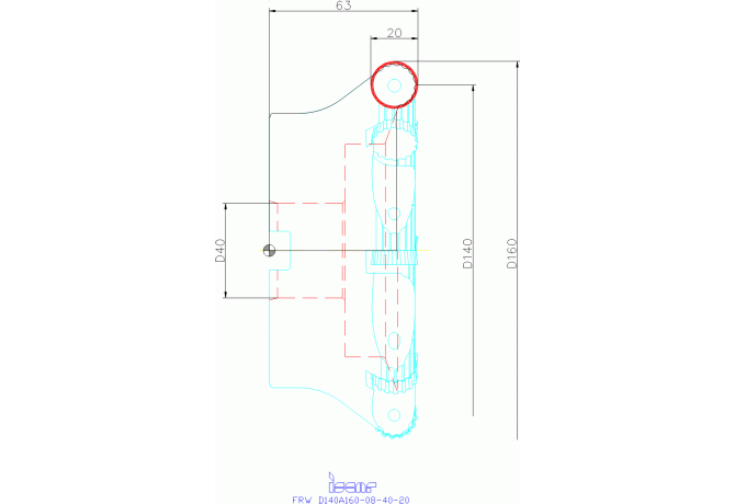 FRW D140A160-08-40-20