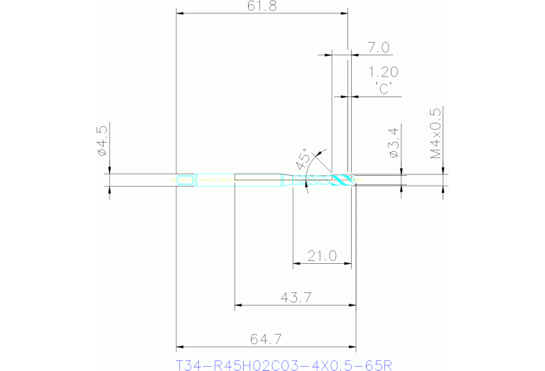 T34-R45H02C03-4X0.5-65R