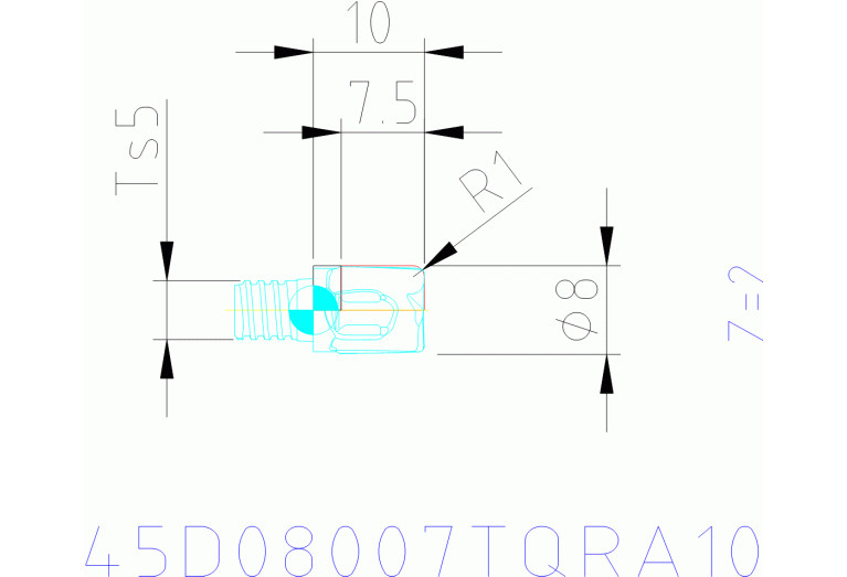 45D08007TQRA10 IN2005