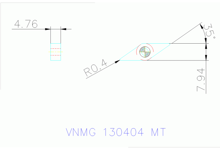 VNMG 130404 MT TT7025