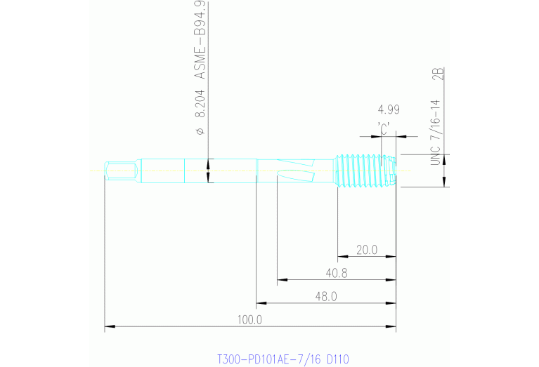 T300-PD101AE-7/16 D110
