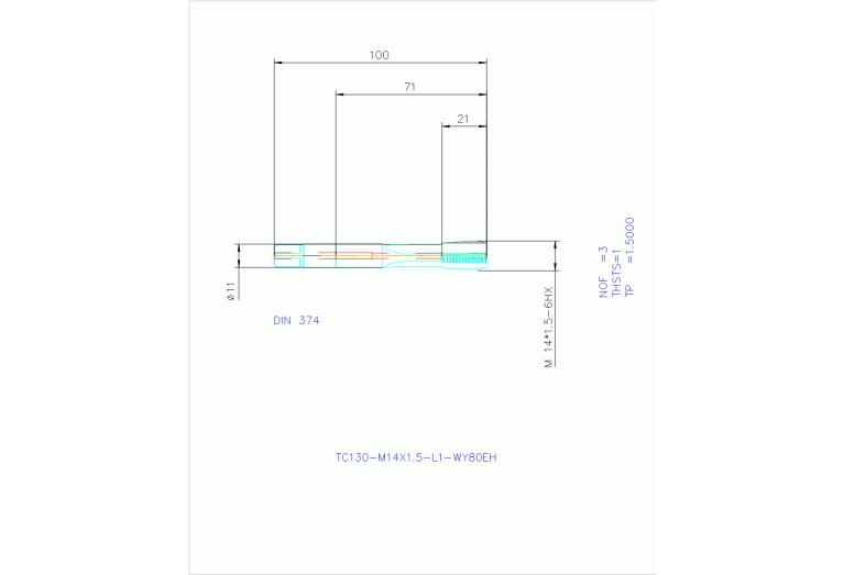 TC130-M14X1.5-L1-WY80EH