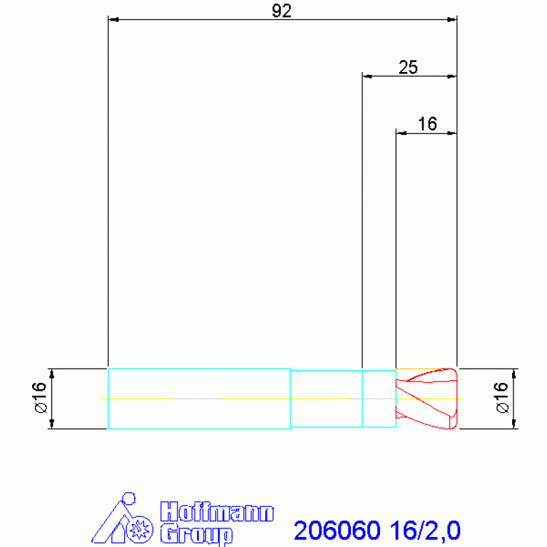 206060 16/2,0