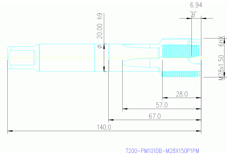 T200-PM101DB-M28X150P1PM