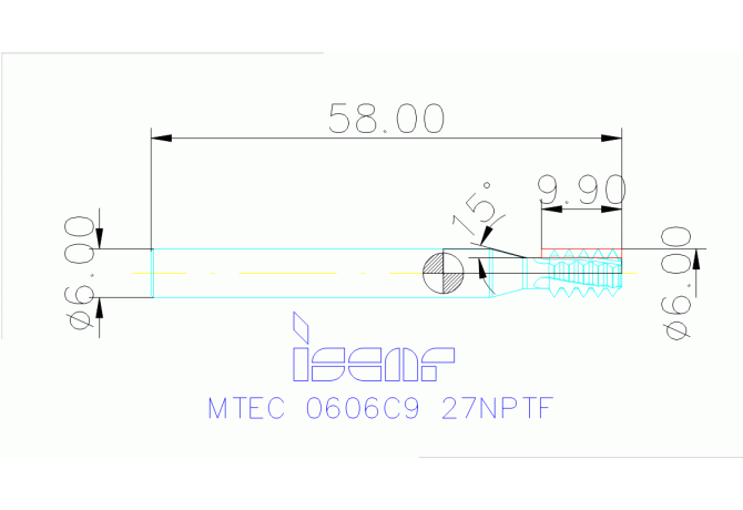 MTEC 0606C9 27NPTF IC908