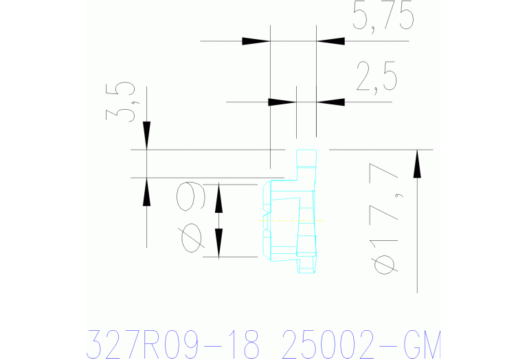 327R09-18 25002-GM 1025