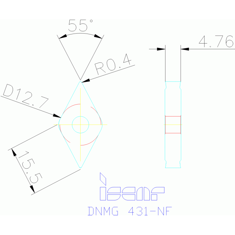 DNMG 150404-NF IC530N
