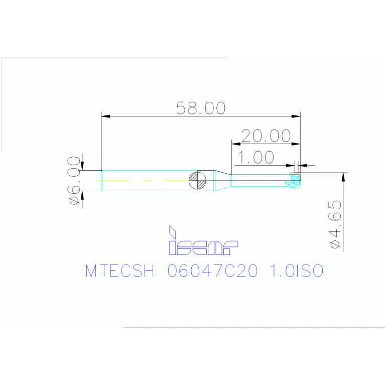 MTECSH 06047C20 1.0ISO IC903