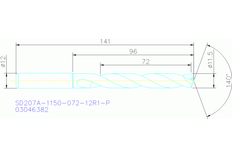 SD207A-1150-072-12R1-P