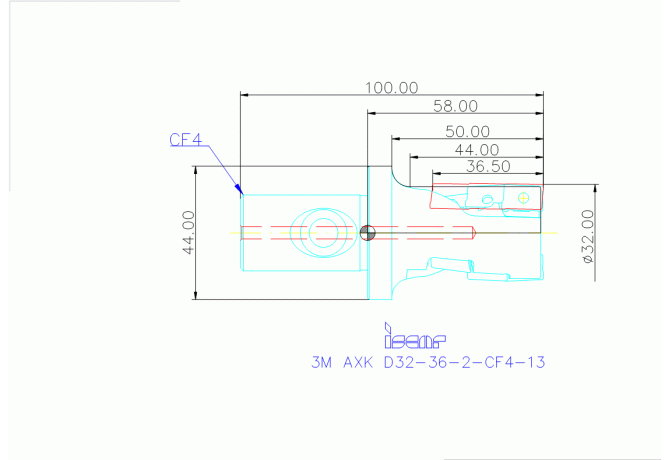 3M AXK D32-36-2-CF4-13