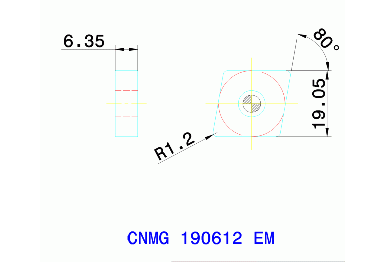 CNMG 190612 EM TT9080