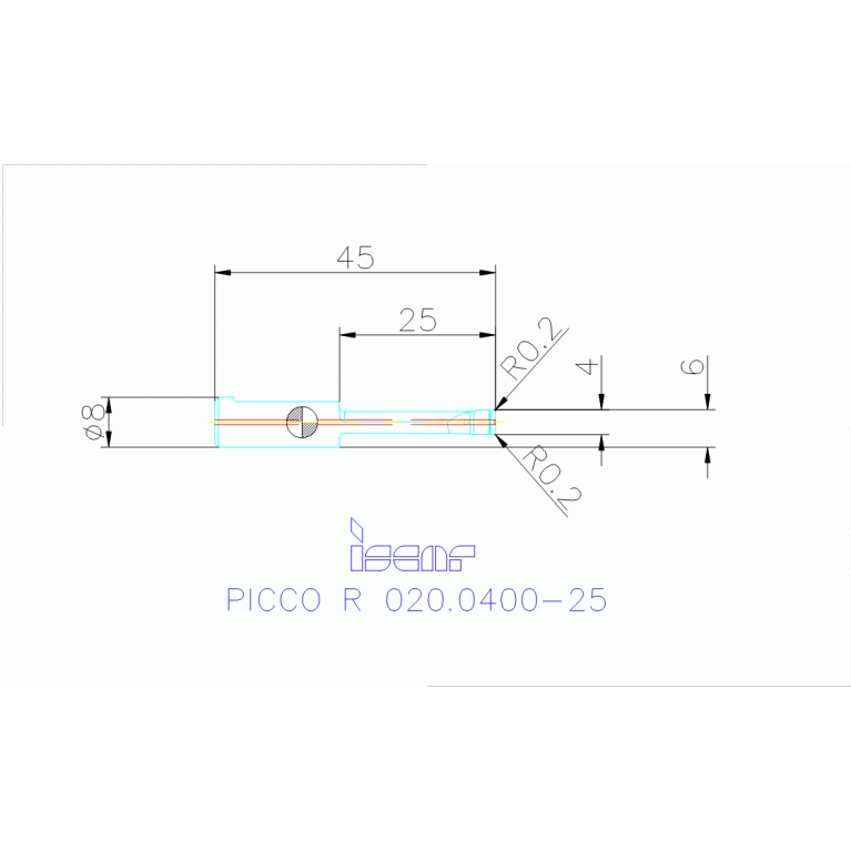PICCO R 020.0400-25 IC1008