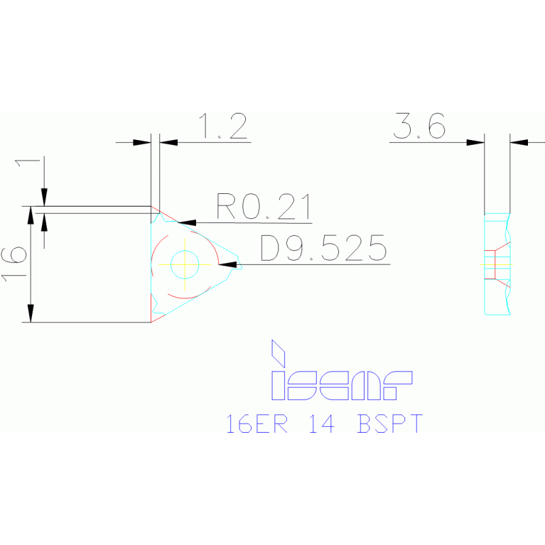 16ER 14 BSPT IC908