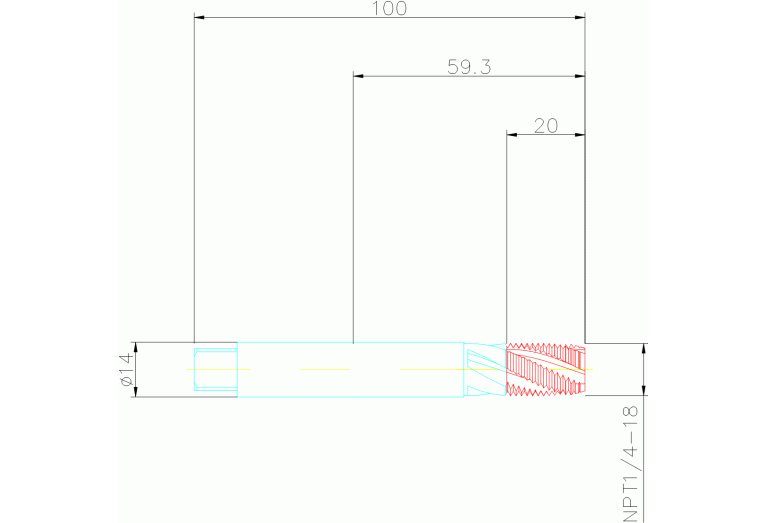 T300-MM100AL-1/4 B145