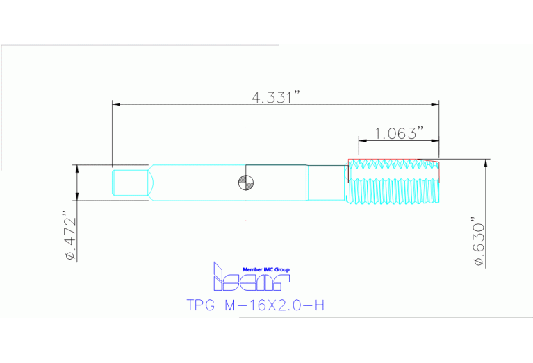 TPG M-16X2.0-H HE
