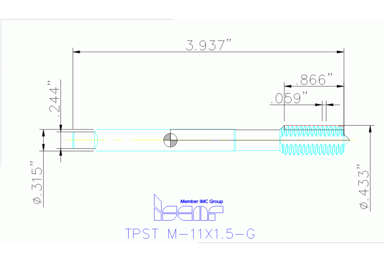 TPST M-11X1.5-G HENI