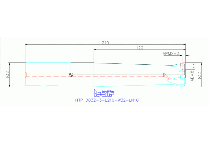 HTP D032-3-L210-W32-LN10