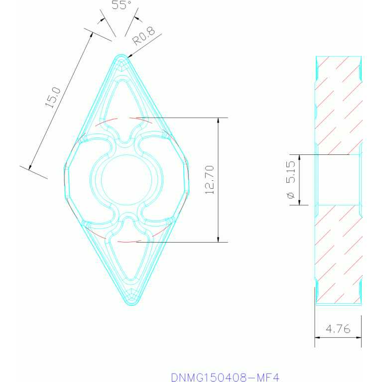 DNMG150408-MF4 TM4000