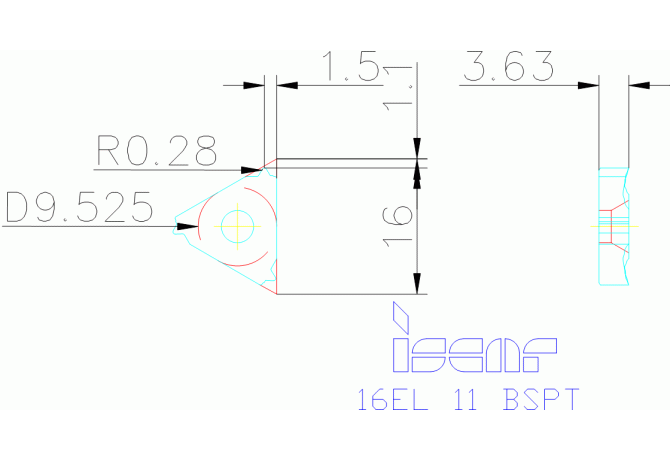 16EL 11 BSPT IC908