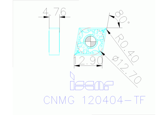 CNMG 120404-TF IC907