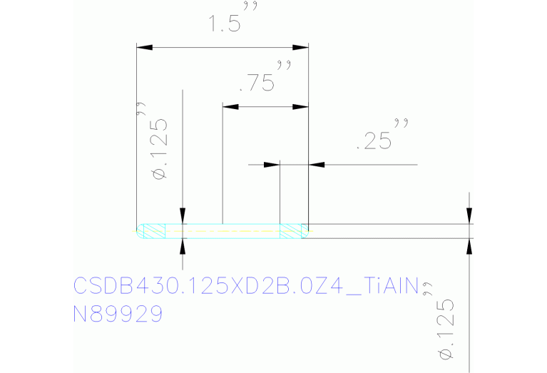 CSDB430.125XD2B.0Z4 TIALN
