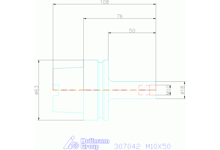 307042 M10X50