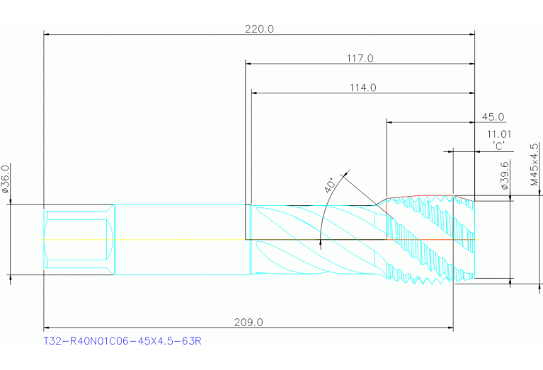 T32-R40N01C06-45X4.5-63R