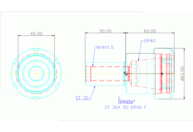 ST 30X 50 ER40 F