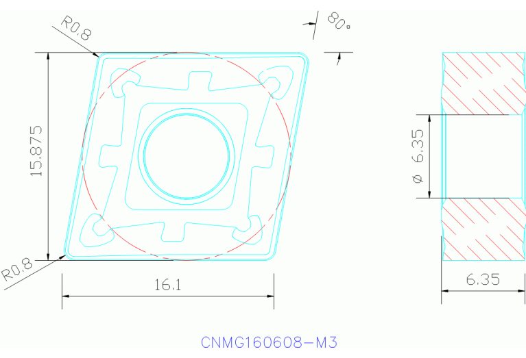 CNMG160608-M3 TP3500