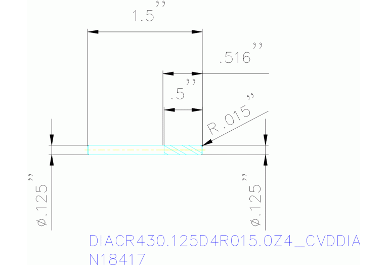 DIACR430.125D4R015.0Z4 CVDDIA