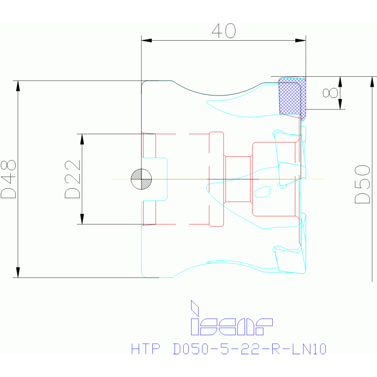 HTP D050-5-22-R-LN10