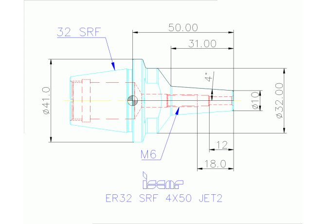 ER32 SRF 4X50 JET2