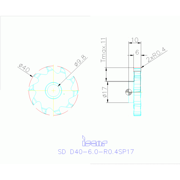 SD D40-6.0-R0.4SP17 IC908