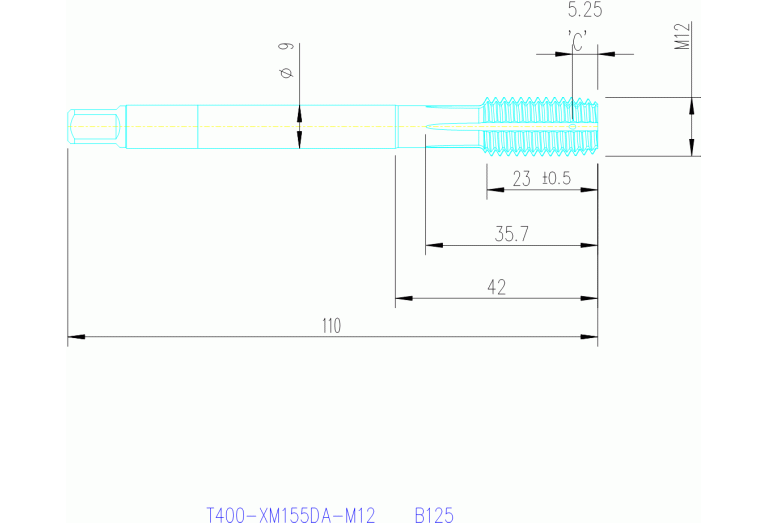 T400-XM155DA-M12 B125