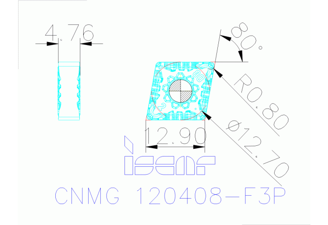 CNMG 120408-F3P IC8250