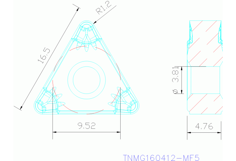 TNMG160412-MF5 TS2500